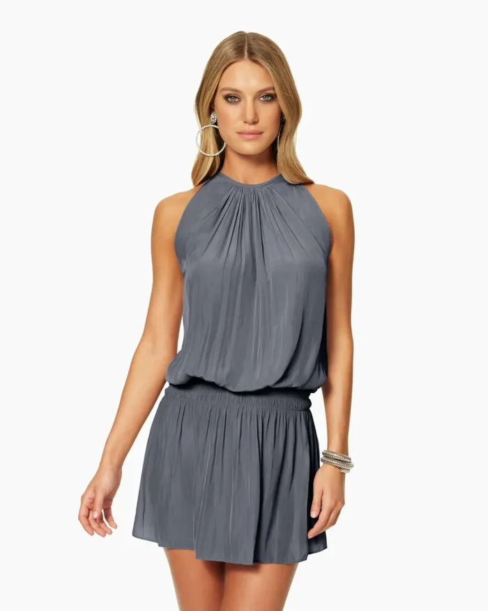 Women Paris Sleeveless Mini Dress Black Ramy Brook Dresses