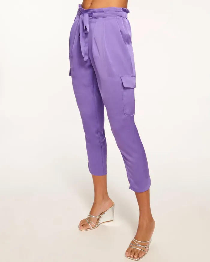 Women Satin Pocket Allyn Pant Black Ramy Brook Pants Women Satin Pocket Allyn Pant Black Ramy Brook Pants