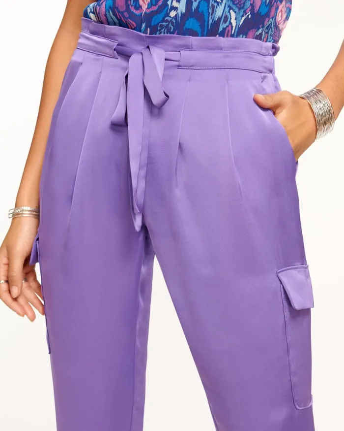 Women Satin Pocket Allyn Pant Black Ramy Brook Pants Women Satin Pocket Allyn Pant Black Ramy Brook Pants