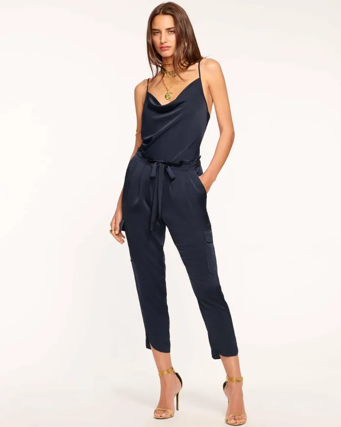 Women Satin Pocket Allyn Pant Black Ramy Brook Pants Women Satin Pocket Allyn Pant Black Ramy Brook Pants