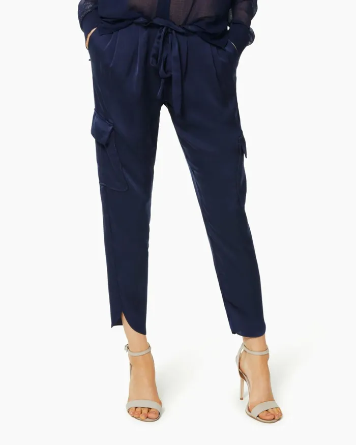Women Satin Pocket Allyn Pant Black Ramy Brook Pants Women Satin Pocket Allyn Pant Black Ramy Brook Pants