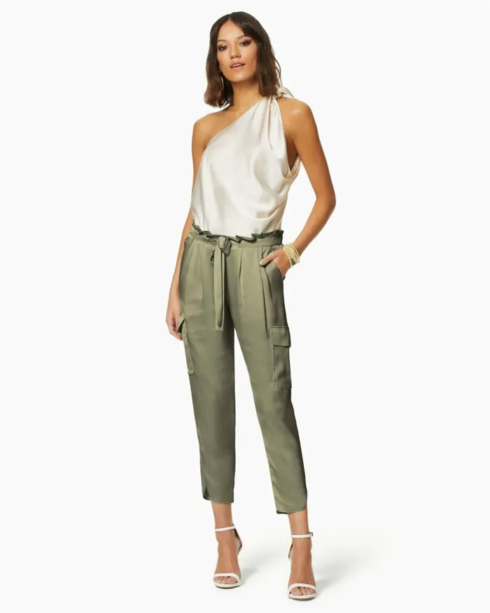 Women Satin Pocket Allyn Pant Black Ramy Brook Pants Women Satin Pocket Allyn Pant Black Ramy Brook Pants