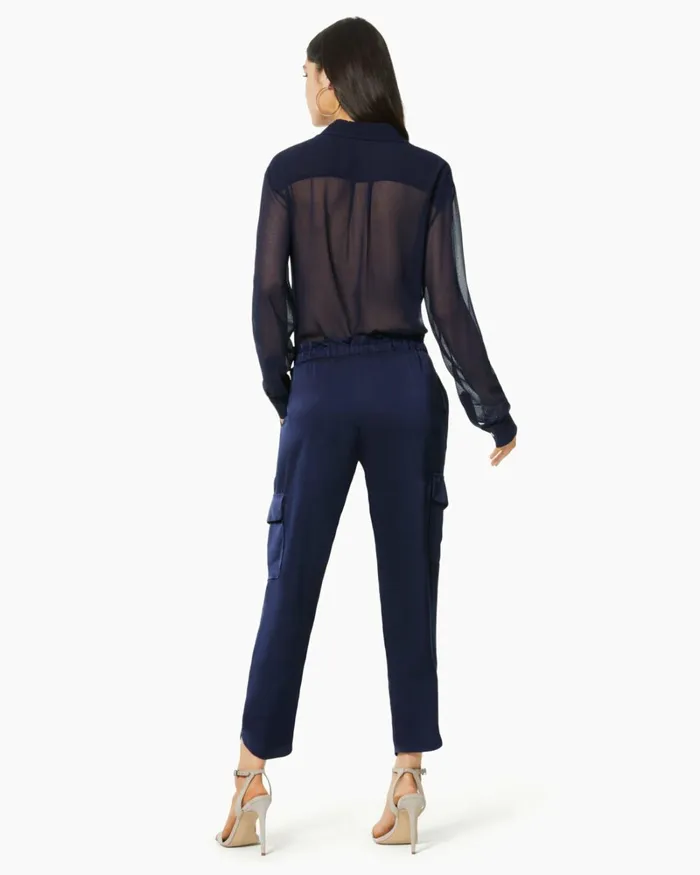 Women Satin Pocket Allyn Pant Black Ramy Brook Pants Women Satin Pocket Allyn Pant Black Ramy Brook Pants