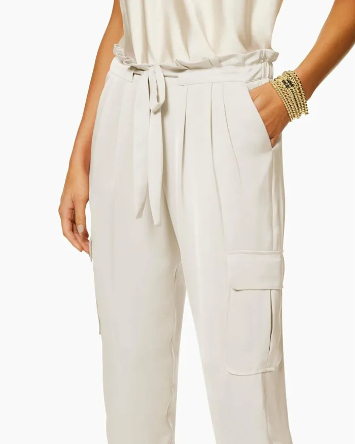 Women Satin Pocket Allyn Pant Black Ramy Brook Pants Women Satin Pocket Allyn Pant Black Ramy Brook Pants