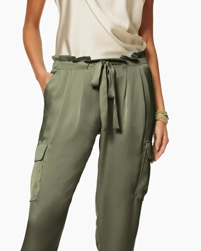 Women Satin Pocket Allyn Pant Black Ramy Brook Pants Women Satin Pocket Allyn Pant Black Ramy Brook Pants