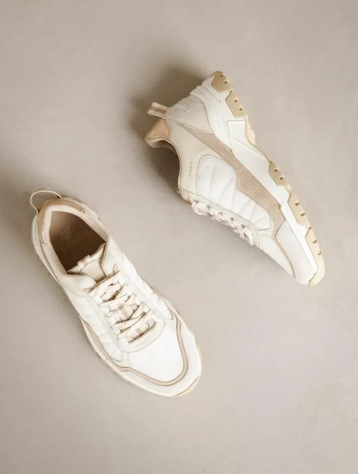 Women Sneakers Bobbies Kiwa White and Papyrus Women Sneakers Bobbies Kiwa White and Papyrus