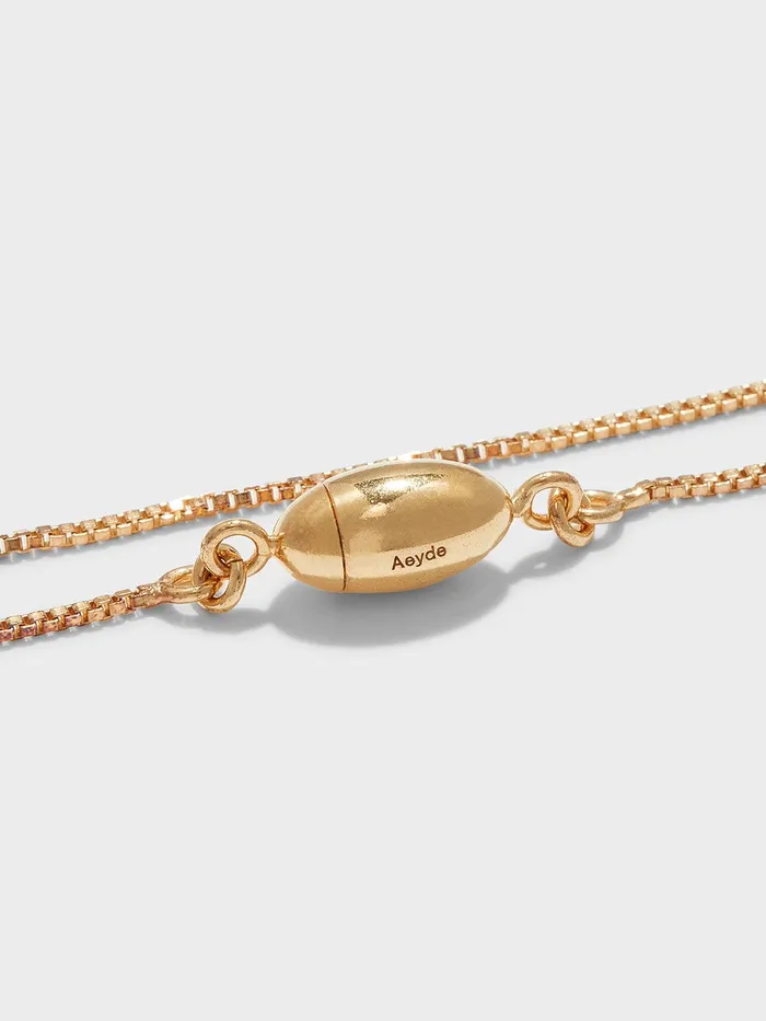 Women Sony 18kt GoldPlated Chain Bracelet Aeyde Bracelets