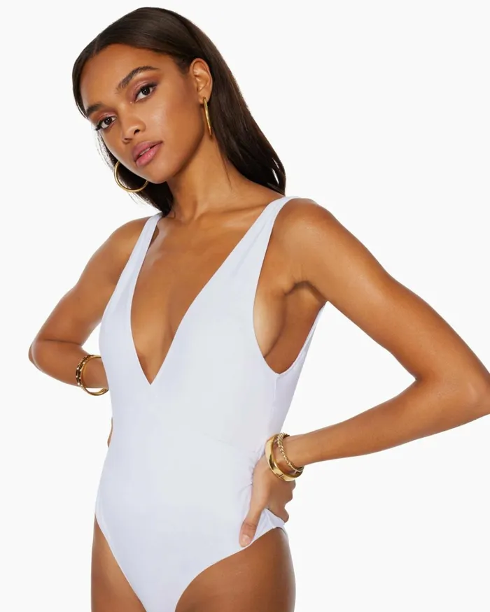 Women Soren VNeck One Piece Swimsuit Black Ramy Brook Swimwear Women Soren VNeck One Piece Swimsuit Black Ramy Brook Swimwear