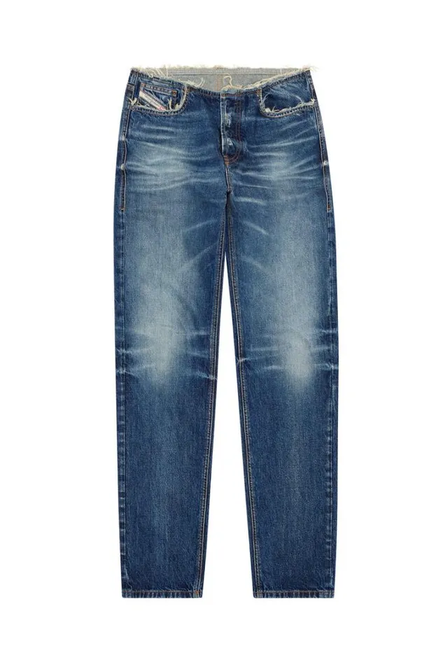 Women Straight Jeans DArk 09g92 Dark Blue Diesel Straight