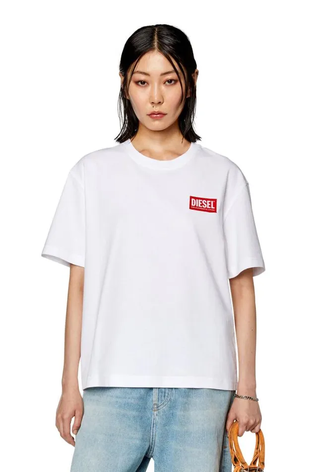 Women TDannyNlabel White Diesel Tshirts And Tops