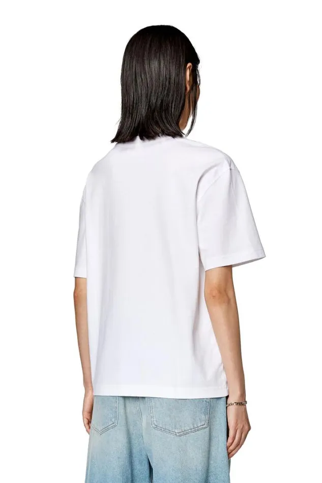 Women TDannyNlabel White Diesel Tshirts And Tops