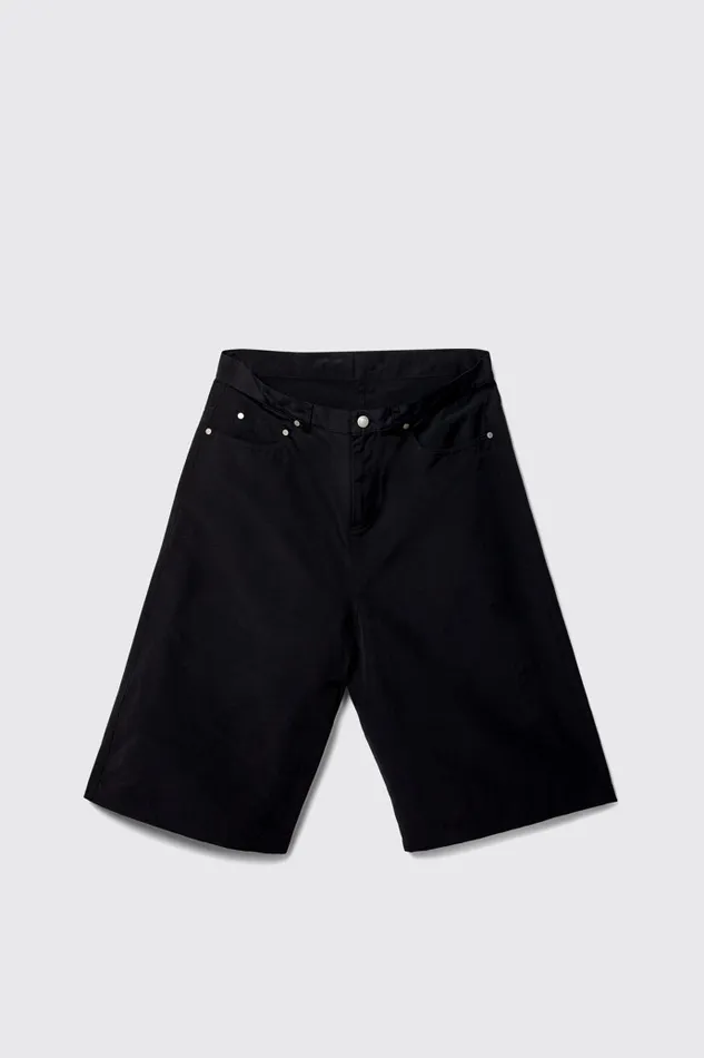 Women Tech Shorts Black CottonNylon Shorts Camper TrousersandShorts Women Tech Shorts Black CottonNylon Shorts Camper TrousersandShorts
