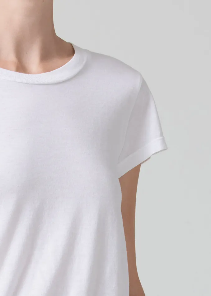 Women Tops Citizens Of Humanity Juliette Slim TShirt In White