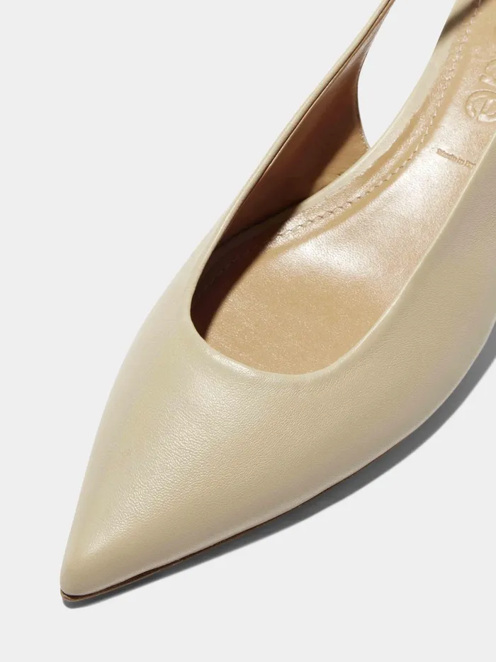 Women Valerie Nappa Leather Slingback Pumps Aeyde Slingbacks