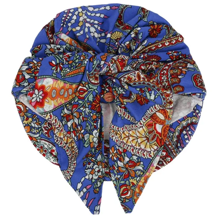 Women Visors Mayser Emma Jersey Bandana Cap Blue Women Visors Mayser Emma Jersey Bandana Cap Blue
