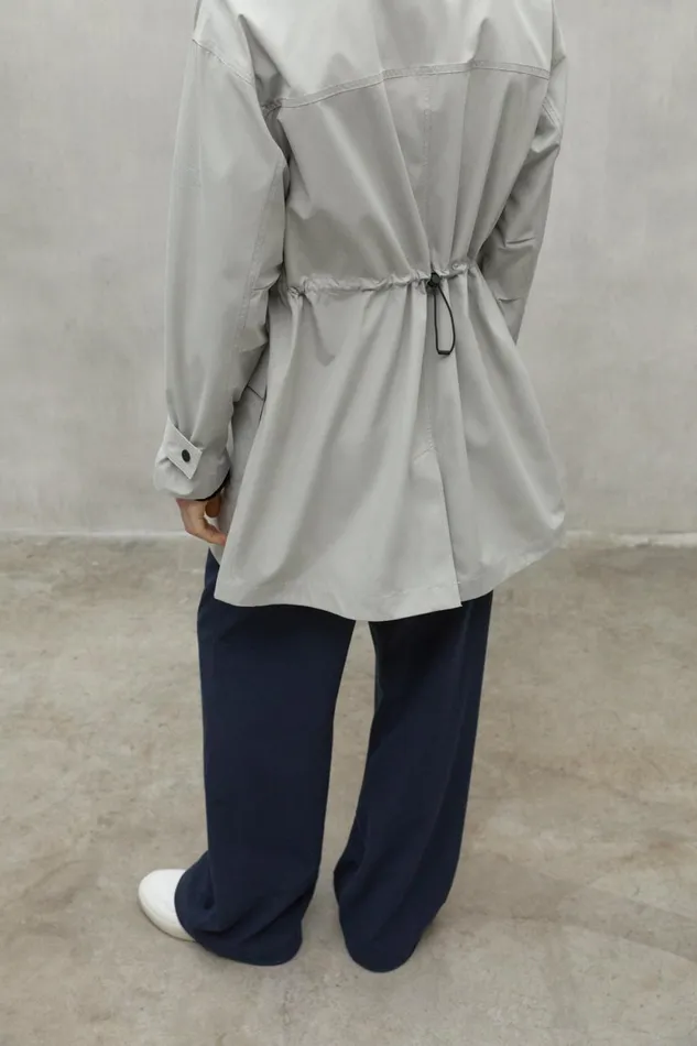 Women White Hokai Jacket Ecoalf Coats And Jackets