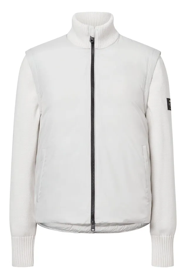 Women White Pecan Jacket Ecoalf Knitwear