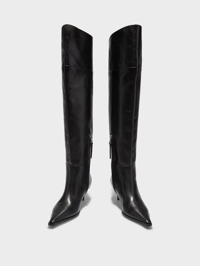 Women Zsazsa Leather OverKnee Boots Aeyde KneeHigh Boots