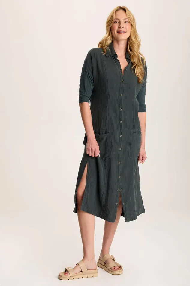 XCVI Hogue Plush Gauze DusterDress Women Dresses
